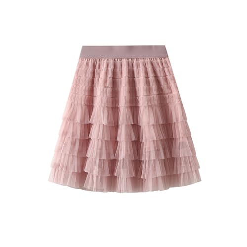 Women's Ruffle Tutu Skirt Mesh Skirt Pleated Chiffon Cute Aline Fashion Mid Thigh Summer Bubble Skirt