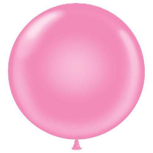 17" Pink Latex Balloons, Pack of 50 by Tuf-Tex Latex Balloons