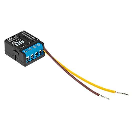Zooz Z-Wave Long Range Smart Lighting XS Relay ZEN57 800LR | Z-Wave Hub Required (Sold Separately)