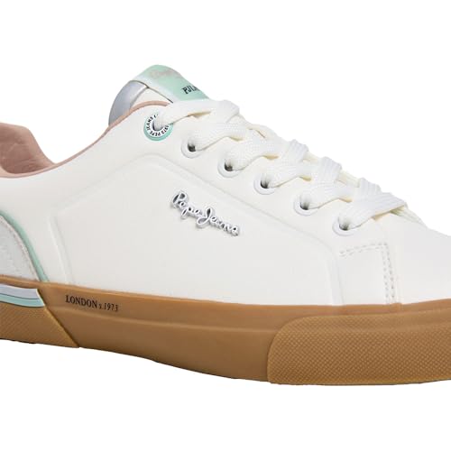 Pepe Jeans Kenton Cool W Sneak Baskets Légères et Souples Femme