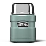 Thermos Stainless King Food Flask, 470ml Capacity - Sleek Multi- Purpose Flask for Daily Food Prep - Durable Stainless Steel with Classic Duck Egg Finish - Ideal for On-the-Go Meals & Drinks