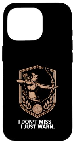 I Don't Miss I Just Warn Funny Archer �A�[�`�F���[ �X�}�z�P�[�X iPhone 16 Pro �p