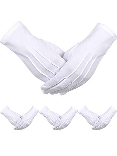 Sumind Uniformhandschuhe, Elastan, 4 Paar Handschuhe, Handschuhe für...