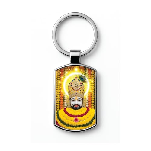 Image of Stylish Metal Keychains with Permanent Glossy Print - Inspirational Quotes & Spiritual Designs - Perfect Key chains for loved ones, Personal Use, Gifts & Return Gifts