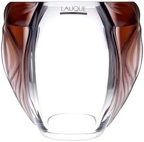 Lalique Crystal Clematites Vase