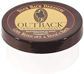 OUTBACK TRADING Duck Back Protective Conditioning Waterproof Wax Dressing - Reproofing Cream for Oilskin Jackets, Coats & Hats, 6 Oz