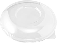 Vista 10 de Restaurantware Solo tapas: tapas Thermo Tek para ensaladeras desechables de 24 – 32 – 48 onzas, 50 tapas redondas para cuencos de delicatessen – Los