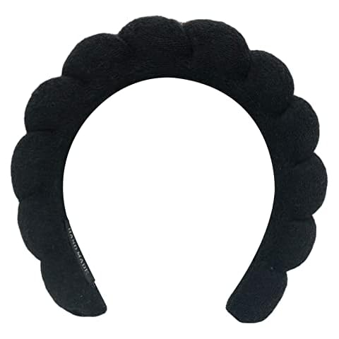 Spa Headband for Women, Makeup Headband Sponge Spa Headband Washing Face, Mimi and Co Spa Headband Puffy Spa Headband for Washing Face, Makeup Removal, Skincare Cover
