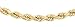 Produktbild Carissima Gold Unisex Hollow Diamantschliff Rope Halskette 9k(375) Gelbgold 2.8mm 51cm/20zoll