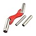 Brick Jointer Set: Masonry Pointing Tool with Ergonomic Trowel Kit, Steel Brick For Edger for Concrete Seam Finisher and Wall Trimmer, 4 Sizes(Red)