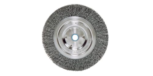 Image of Weiler Vortec Pro 6 in. Crimped Wire Wheel Brush Carbon Steel 6000 rpm 1 pc.