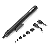 Jeanoko Sucking Pickup Tool with 1 Suction Pen 2 Suction Tips 6 Suckers,Manual Vacuum Suck Soldering Sucking Pickup Tool Kit, Vacuum Suction Pen with Suckers for IC SMD