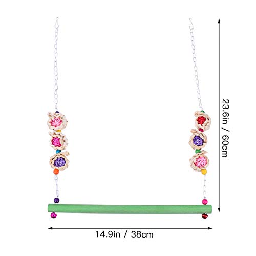 UKCOCO Baloiço de Galinha Baloiço de Galinha Natural Fosco Colorido Brinquedo de Galinha Baloiço de