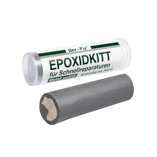 Ber-Fix® Epoxidkitt Powerknete bis zu 300°C 56g Metall Reparaturpaste Knetmasse zum abdichten von Metall und Guss Kaltmetall besser als Flüssigmetall hitzebeständig