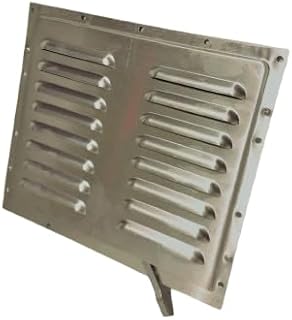Semi Trailer Cargo Enclosed Aluminum Wall Panel Vent 10.5 x 12.25 Closing Lever. Added air Flow into a confined Space. Closing Lever Allows Adjustment of air Flow.