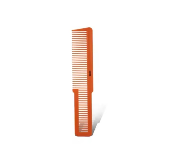 20.5 * 3.3 * 0.3cm Plastic Detangling Anti-Static Comb Carbon Fiber Hairdressing Combs,orange,20.5 * 3.3 * 0.3cm