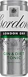 Gordon's London Dry Gin & Diet Tonic | 5% vol | 250ml | Juniper & Gin Botanicals | Best Served Chilled from the Can or in a Glass | Ready to Drink