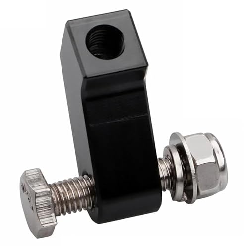 Soporte de intermitentes para faro de moto Harley Dyna Softail cromado 4