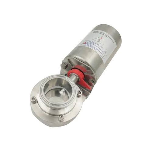 Vanne papillon inox Φ51 mm pour automatiser les circuits de fluides