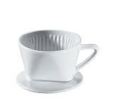 FARBEN & GRÖßEN – Die weißen Porzellanfilter sind in den Größen 1,2,4 und 6 erhältlich außerdem sind die Filter der Größe 4 auch in den Farben Amarena, Macchiato, Silber und Gold erhältlich.