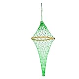 Imperial Riding Heunetz IRH Easyfill, Heunetz mit Ring zum einfachen Befüllen, 7x7 cm Lochgröße, 1,20 m Länge, Grün, 1SIZE