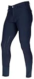 Covalliero Pantalones de Montar Techno II, Azul Oscuro, Talla 54, Refuerzos en Las Rodillas, Poliamida, para Hombre, elástico en 4 direcciones