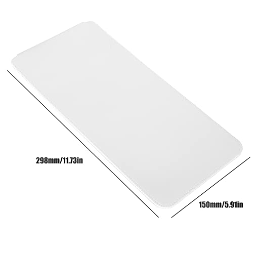 Keyboard Case, Thin Portable Faux Leather Dustproof Waterproof Shockproof Keyboard Carrying Bag Storage Case Inner Protection Cover, For Logitech K380(White+Silver) #TOP3