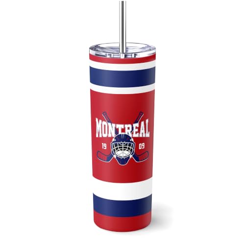 Image of ANTKING Montreal Tumbler 20oz Travel Mug Custom Name Number Gifts | Stainless Steel Insulated Coffee Cup for Men Women