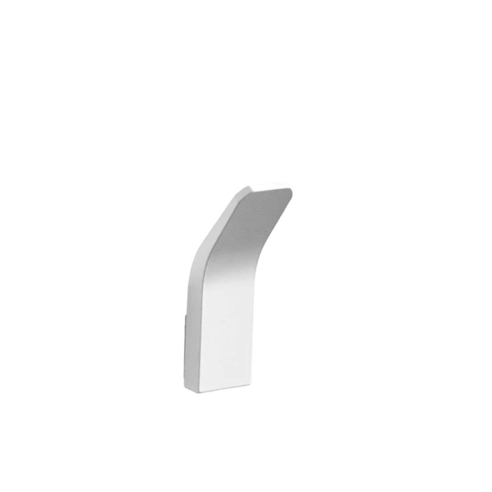 DVMSIEF Coat Hooks Black Robe Hook Wall Towel Hooks for Bathroom Coat Rustproof Hanger Clothes Hangers for Kitchen Hardware Accessories(1pcs White)