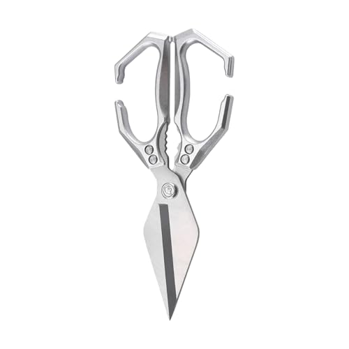 Ciseaux de Cuisine Robustes | Ciseaux Multifonction Pour Volaille Et Os - Ustensiles de Cuisine Professionnels pour Volaille Poulet Canard Poisson Fruits de Mer Légumes