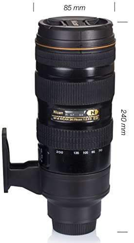 Bottiglia termica coperchio con manico - Nero 0,5