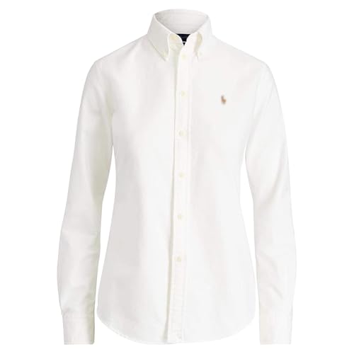 Polo Women's Classic Fit Long Sleeve Button Down Oxford Shirt