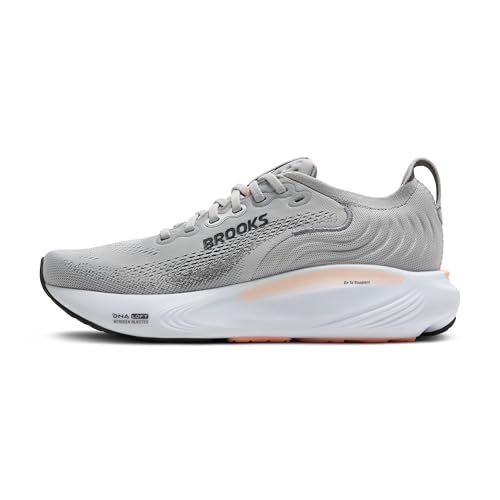 Brooks Brooks Women’s Adrenaline GTS 25 Supportive Running & Walking Shoe - Grey/Blackened Pearl/Coral - 12 Medium