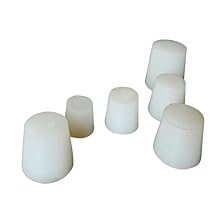 Silicone Stopper, 1 to 6 Sizes Assortment, Pack of 6