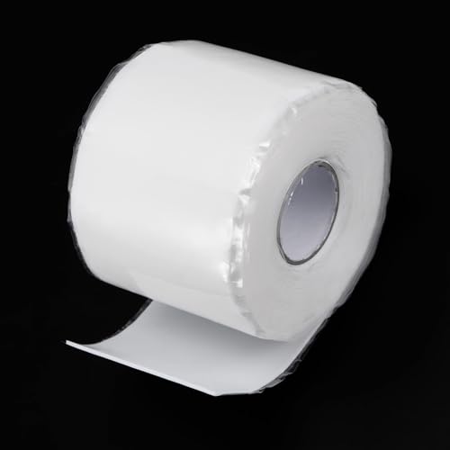 Image of HARFINGTON Self Fusing Silicone Tape 2 inch x 10ft x 0.04 inch Waterproof Sealing Plumbing Rubber Tape for Water Pipe Hose Leak Silicone Grip Repair Seal, White