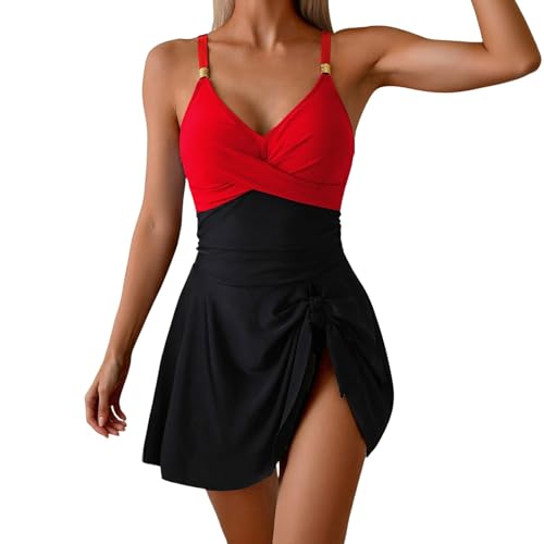 Maillot amincissant femme push up gainant avec jupe intégrée