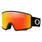 Oakley (オークリー) ゴーグル MATTE BLACK/FIRE IRIDIUM Free Size RIDGE LINE M 耐衝撃