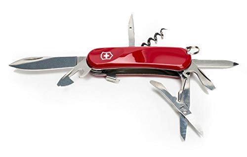 Victorinox Canivete suíço Evolution S14, canivete de bolso suíço de 14 funções com lâmina grande, sa