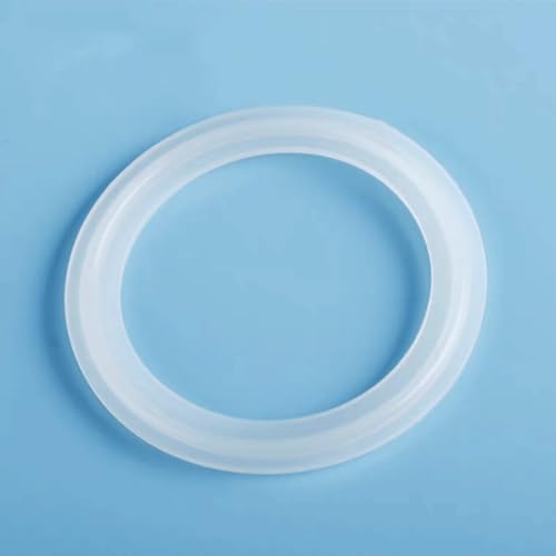 Anillo de junta de silicona de alta pureza 114mm x 130mm para virolas industriales 5 uds