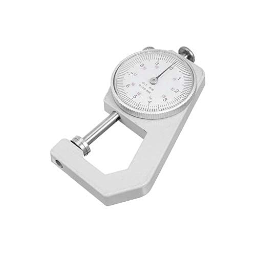 TOOLBUX Dial Pocket Thickness Gauge | 0-20mm Measuring Tool for Leather, Beads, Paper & Wire-image-0