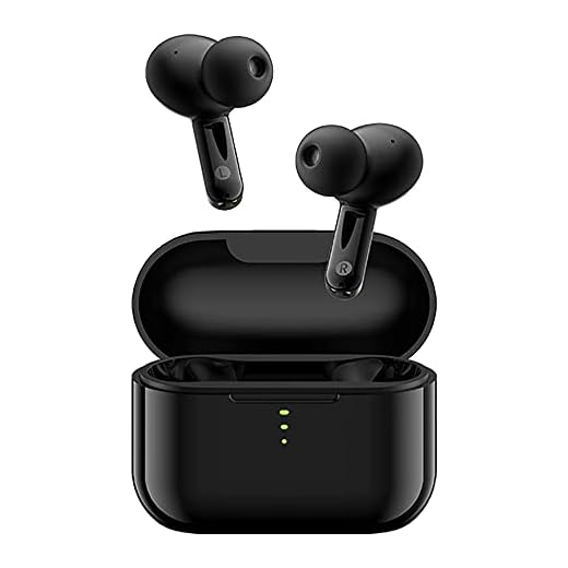 QCY T10 Bluetooth Wireless Headphones Dual-Armature in-Ear Earphones APP Intelligent Control 4 Microphone Noise Reduction