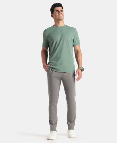 Image of Jockey AM74 Men Microfiber Fabric Round Neck Half Sleeve T-Shirt with StayFresh Treatment