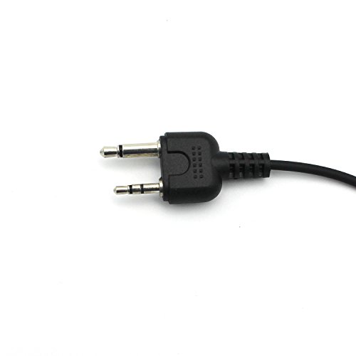 Over-Head Earpiece/Headset With Boom Mic &Vox For Midland/Alan Gmrs/Frs Gxt250 Gxt1000Vp4 Lxt500Vp3 Lxt380 Lxt118 2 Two Way Radios 2-Pin Jack #TOP2