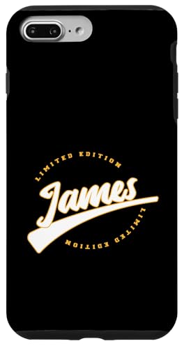 Carcasa para iPhone 7 Plus/8 Plus Funny Personalized First Name Design for James