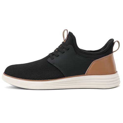 Image of VILOCY Mens Slip On Casual Dress Shoes Hands Free Fashion Sneakers Mesh Tennis Walking Work Shoes Comfortable Breathable Lightweight Non Slip