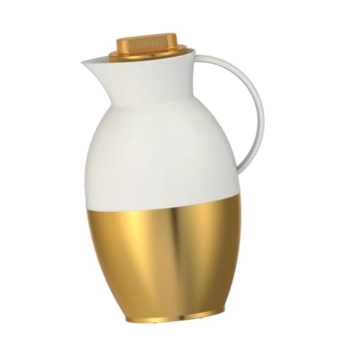 FytStycale Macchina per Il caffè Termica Isolata, Caffettiera, Distributore di Bevande, Brocca per Succhi, Bianco