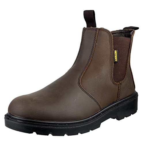 Amblers Steel FS125 Bottes de sécurité de manutentionnaire - marron - marron,