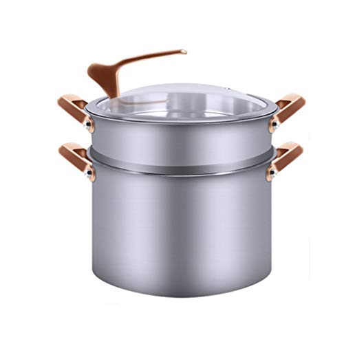 WDSOPK Pentola Multifunzione A Doppio Strato, Grande E Piccola, Ideale per Cucinare E Cuocere A Vapore.
