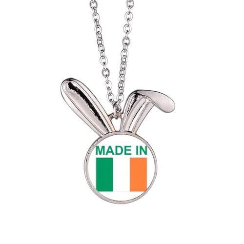 Collier lapin Irlande en argent - Pendentif animal celtique discret