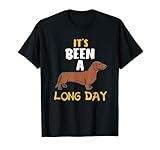 it's been a long day bassotto weiner dog gift doxie maglietta